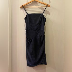 Navy blue sparkly dress